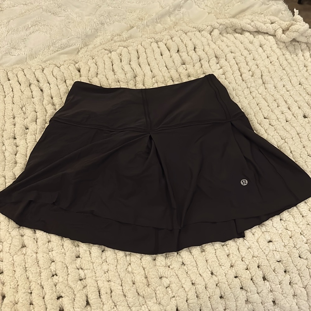Lulu lemon black tennis skirt